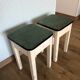 Tabourets bois et formica