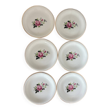 6 Amandinoise dessert plates