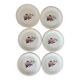 6 Amandinoise dessert plates