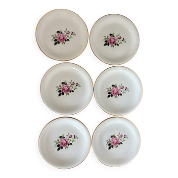 6 Amandinoise dessert plates