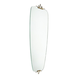 Miroir décoratif, années 1960, 84x33 cm