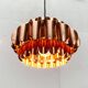 Copper pendant lamp Swiss type 810 modern mid-century by Hans Zender for Temde