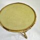Tripod coffee table in rattan 1970s