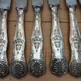 Ménagère ancienne 49 pièces en métal argenté