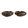 Cendriers en émaux cloisonnés. Lot de 2 cendriers