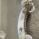 Murano glass mirror wall light