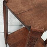 Pedestal table art deco side cabinet