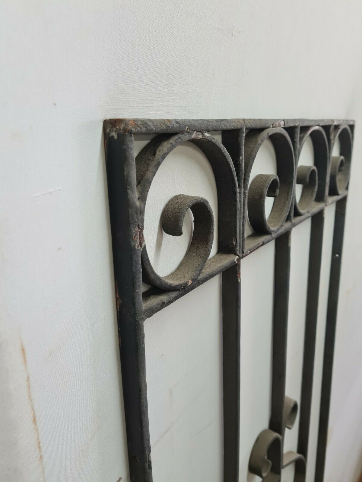 Wrought iron door grille