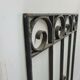 Wrought iron door grille