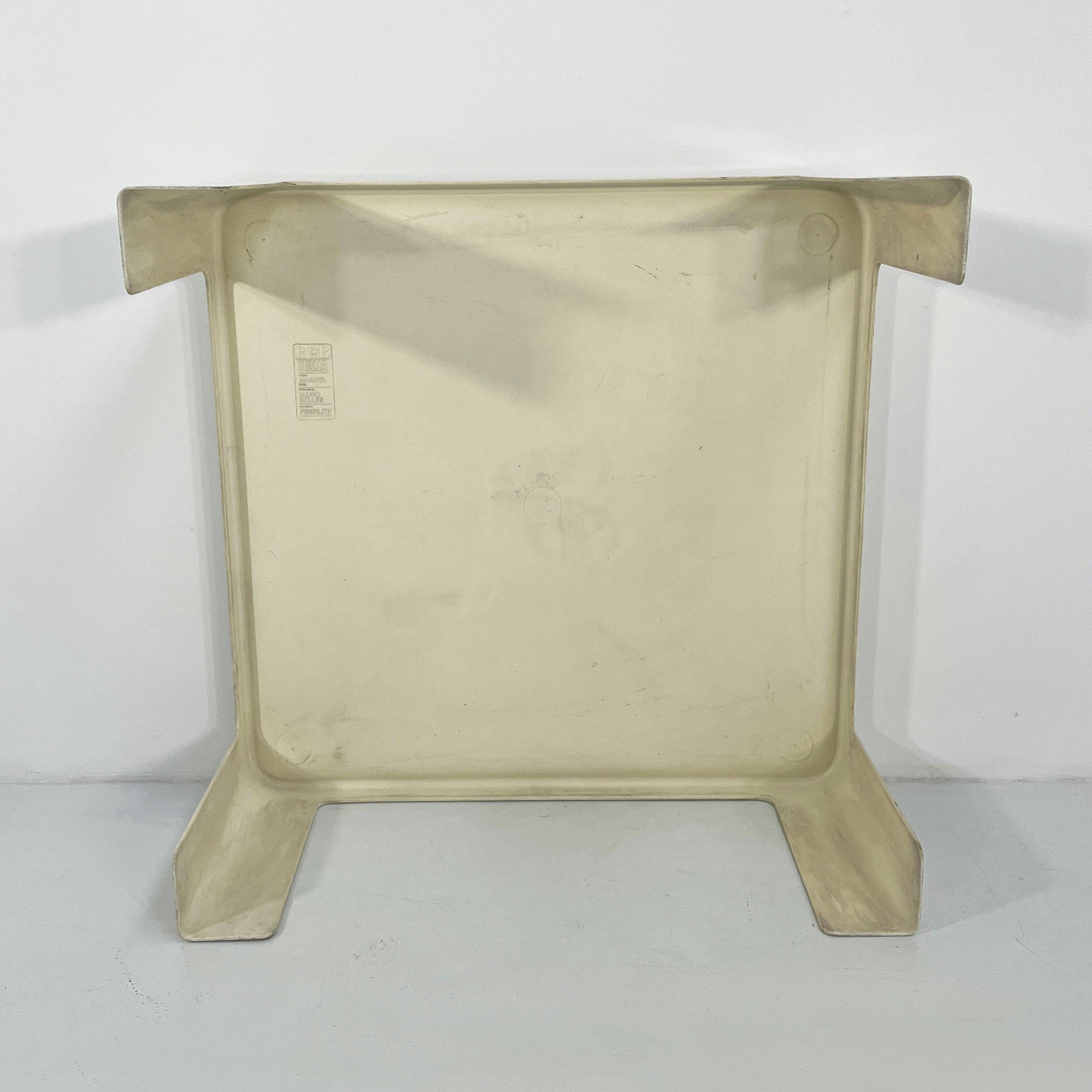 Amanta white coffee table by Mario Bellini for B&B Italia, 1970