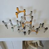 Bougeoir modulaire 1970 Seca dans le style de Stoff Nagel