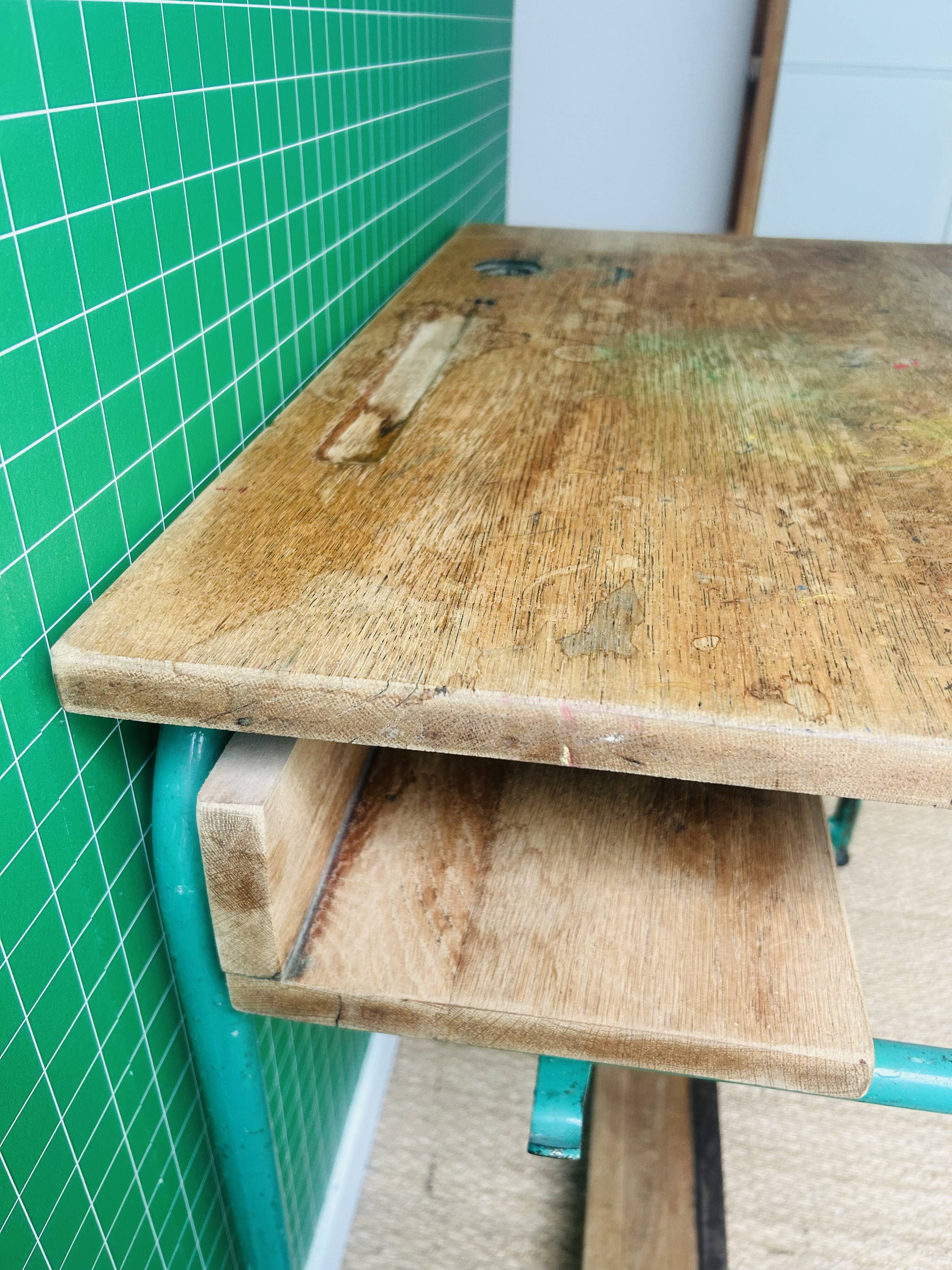 Vintage school desk