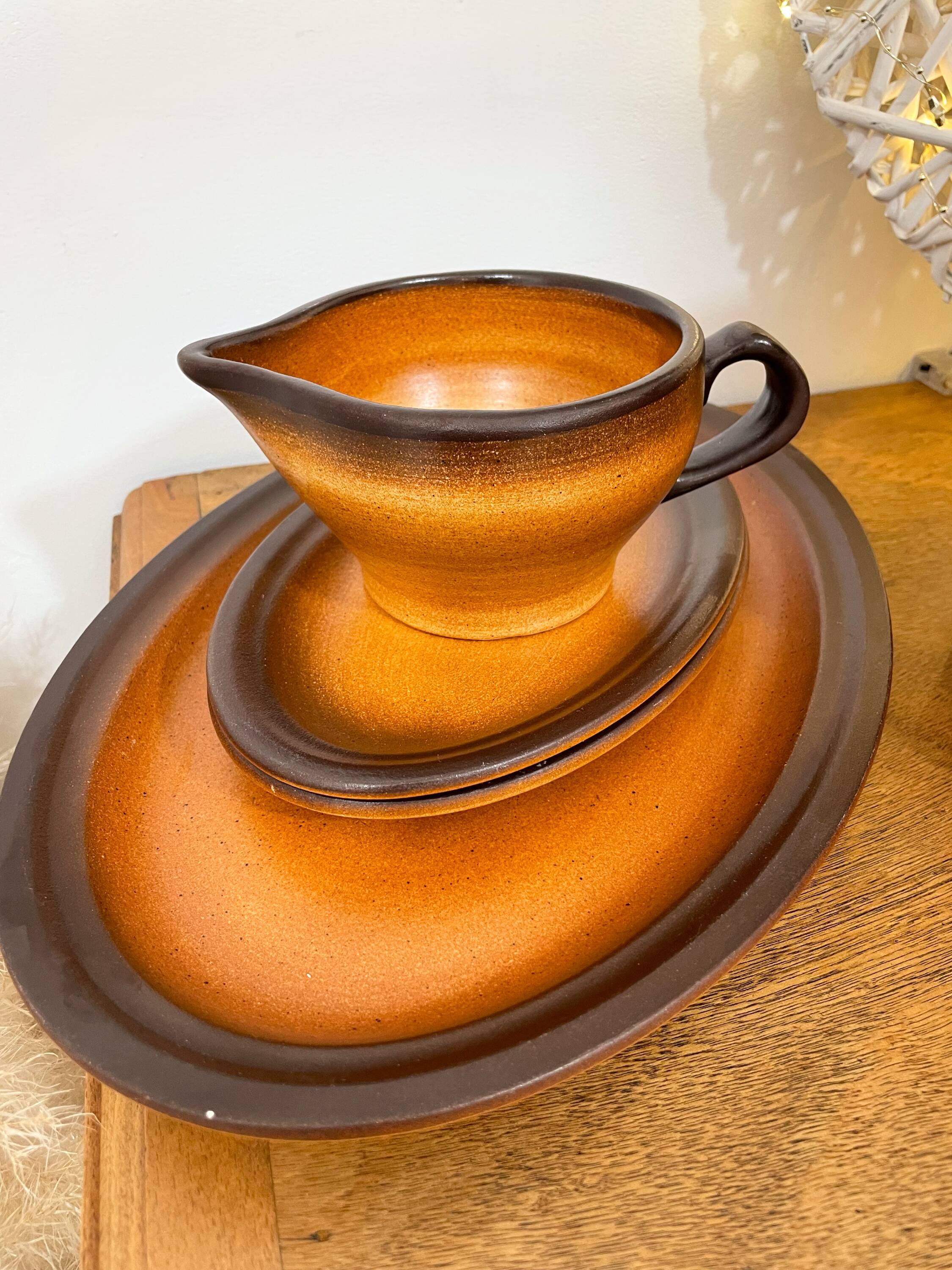 Stoneware service - St Amand earthenware - Meylan model