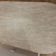 Table base effet travertin