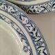 5 plates Creil and Montereau model Colbert – Ironstone 1890-1895