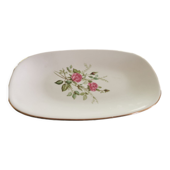 Plat porcelaine de gien modèle pompadour