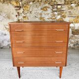 Commode vintage à 4 tiroirs, Circa 60’s
