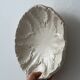 Decorative fluted cracked terracotta dish plate