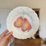 Vintage white slip plates