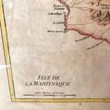 Old map Martinique