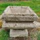 Pair of vintage antique stone Medici planters