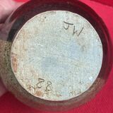céramique contemporaine, XXe, Pot à tabac, signature à identifier
