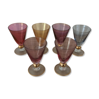 Verres à liqueur 1950