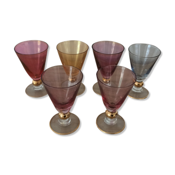 Verres à liqueur 1950