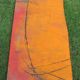 Tableau art contemporain sur fond orange