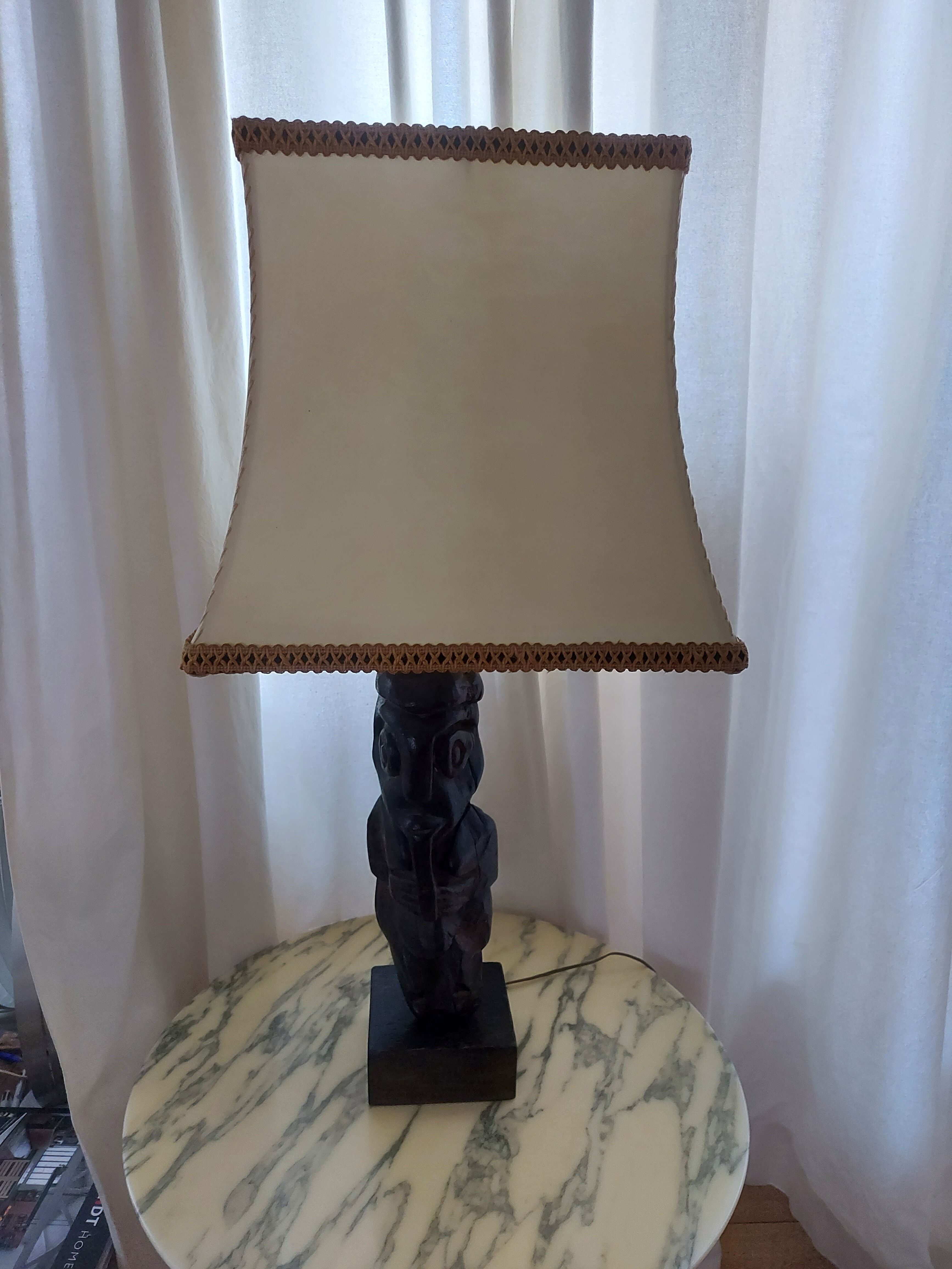 Vintage ethnic lamp of the 50's years