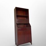 Italian wood and veneered mahogany bookcase, 1960s.