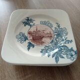 Square plates iron earth