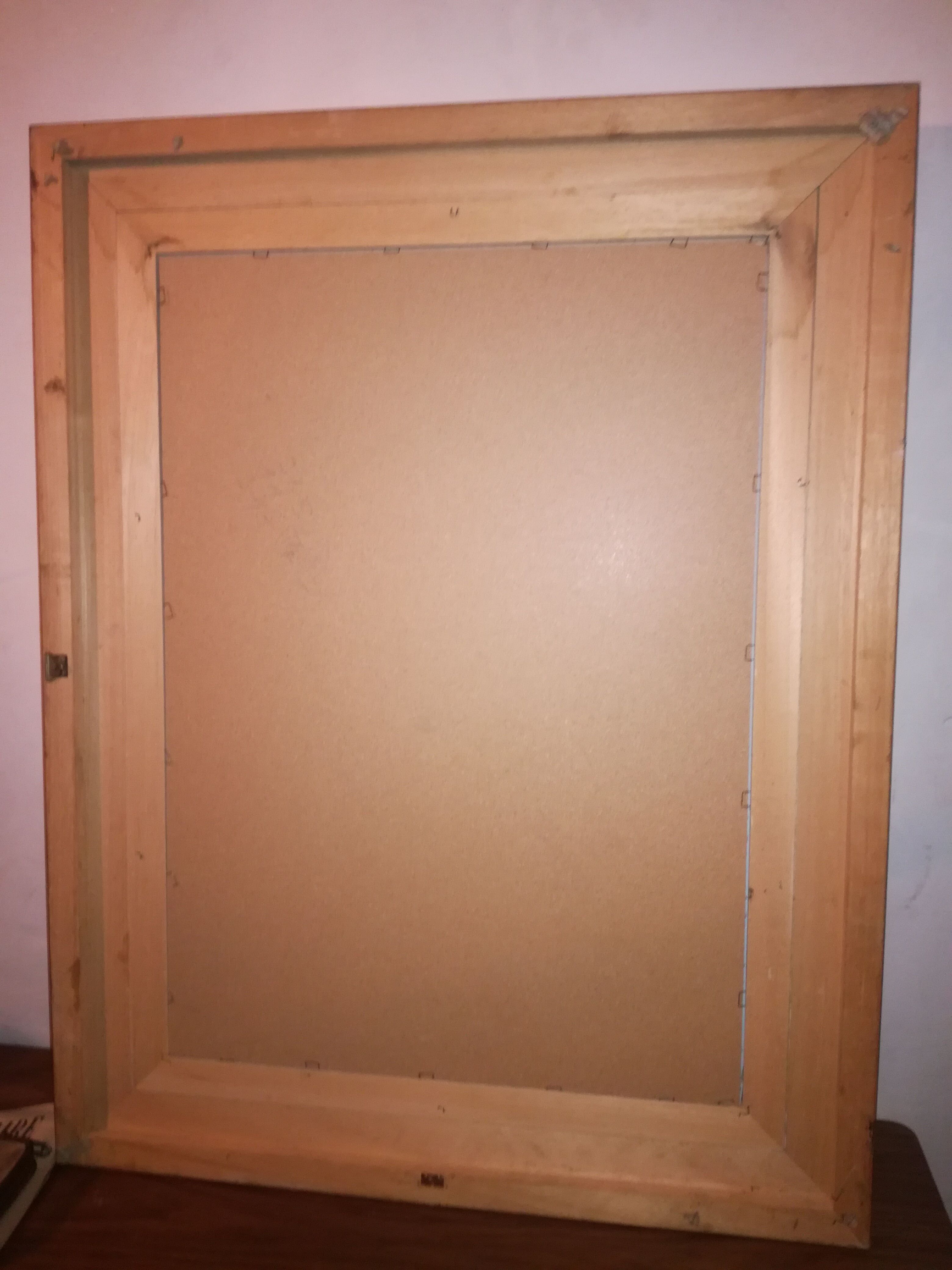 Golden mirror 71x91cm