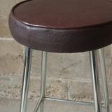 High leatherette stool