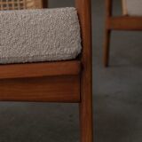 Set of 2 easy chairs attributed to Ib Kofod Larsen