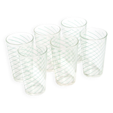 Lot de 6 verres vintage