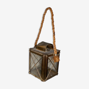 Old brass lantern