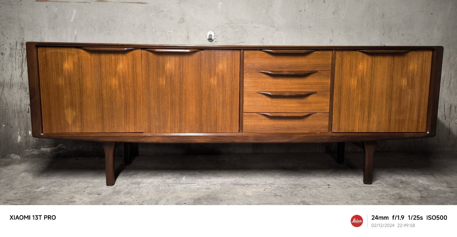 Vintage Scandinavian teak sideboard 1960