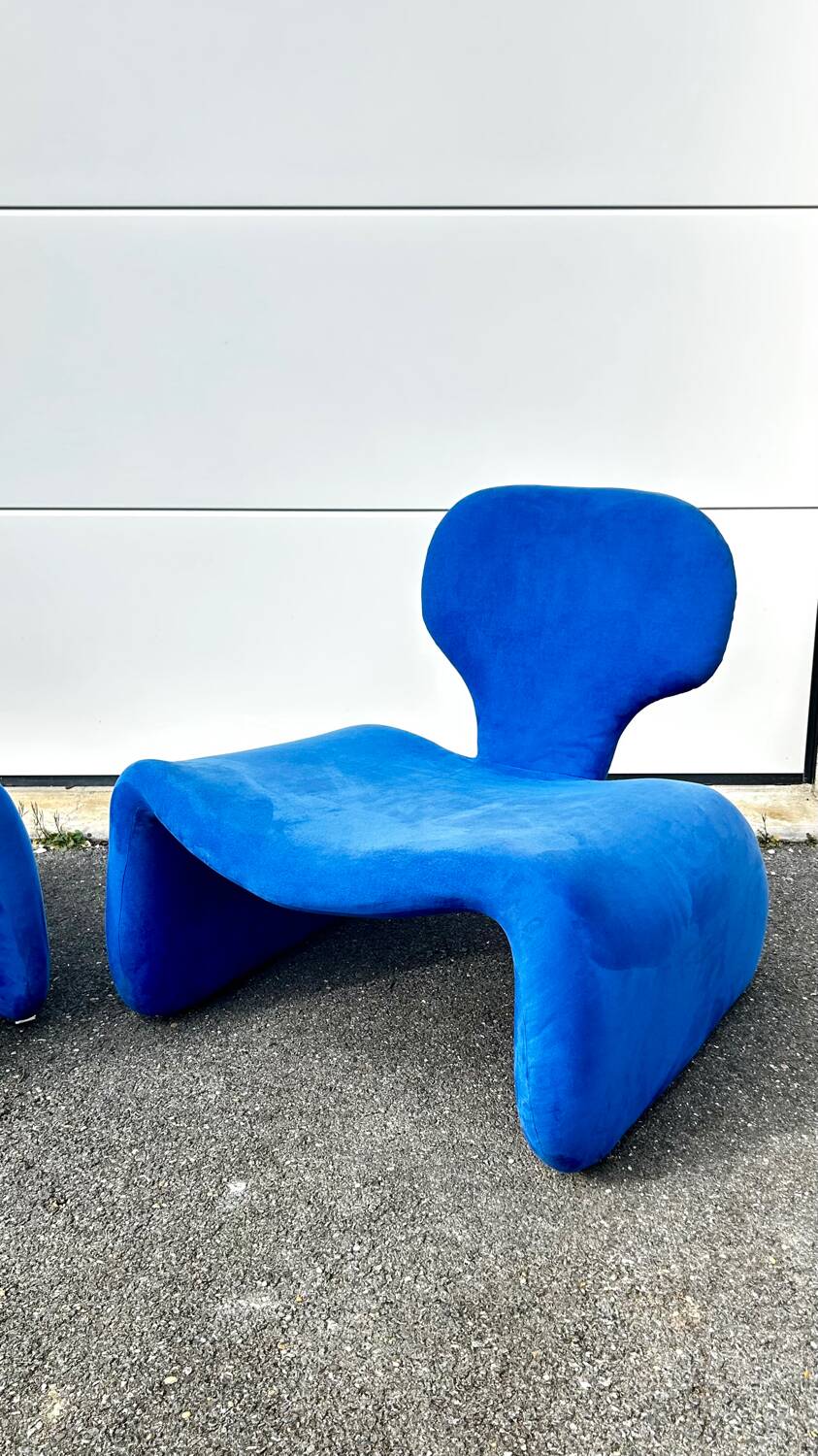 Pair of Djinn armchairs by Olivier Mourgue