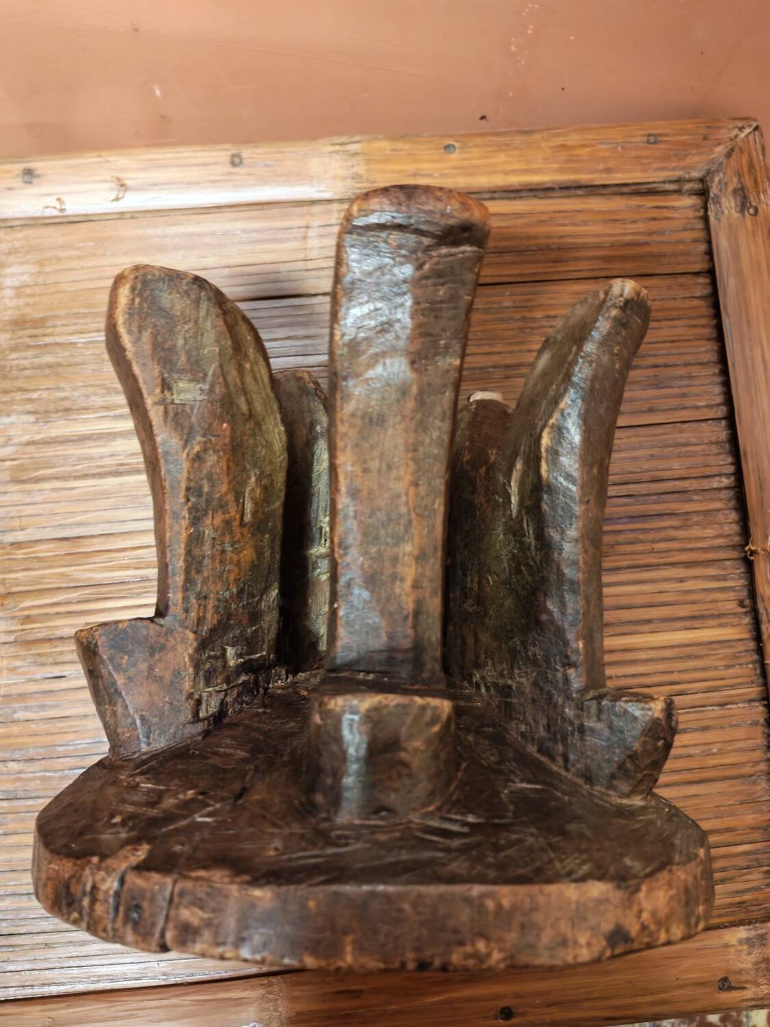 Old kwanga stool