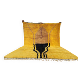 Handwoven Berber rug in pure wool, size 100 x 200 cm