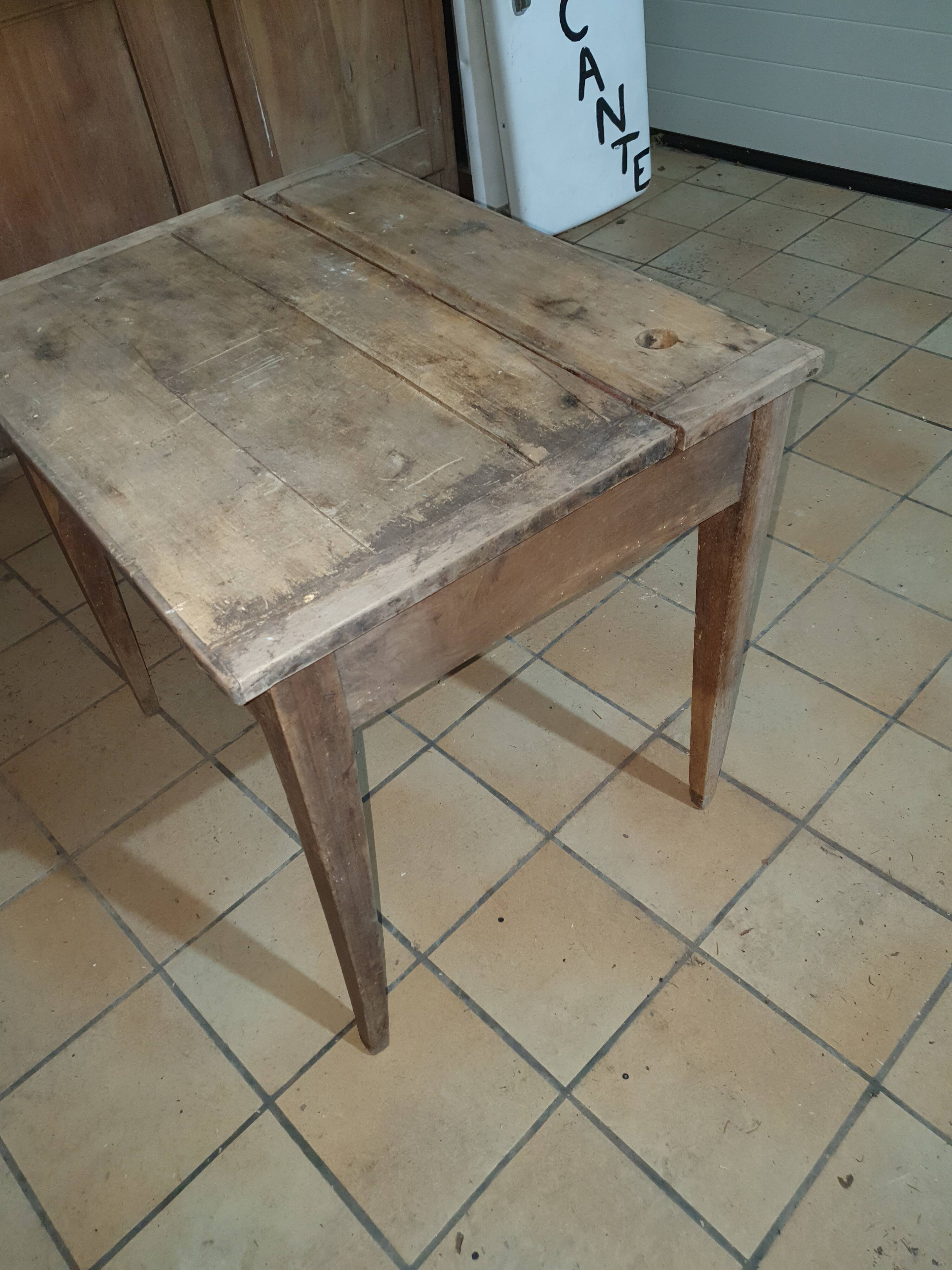 Old schoolboy's desk