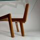 Mid-Century Modern Sculptural Wooden Coffee Table, Italy, 1950s