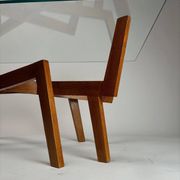 Mid-Century Modern Sculptural Wooden Coffee Table, Italy, 1950s