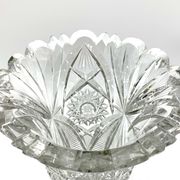 Midcentury Crystal Vase, Poland, 1960