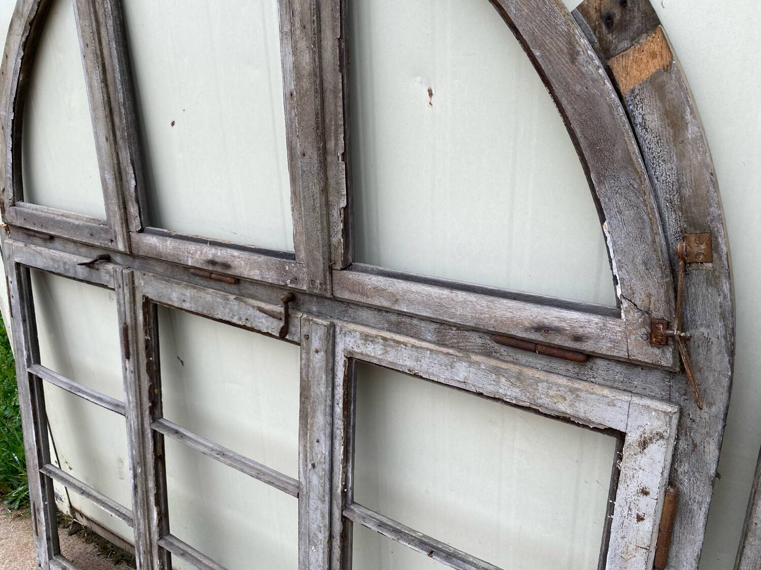 Factory window frame pair