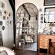 Orangerie mirror in wrought iron ☐ 260 x 130 cm