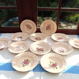 12 Digoin soup plates