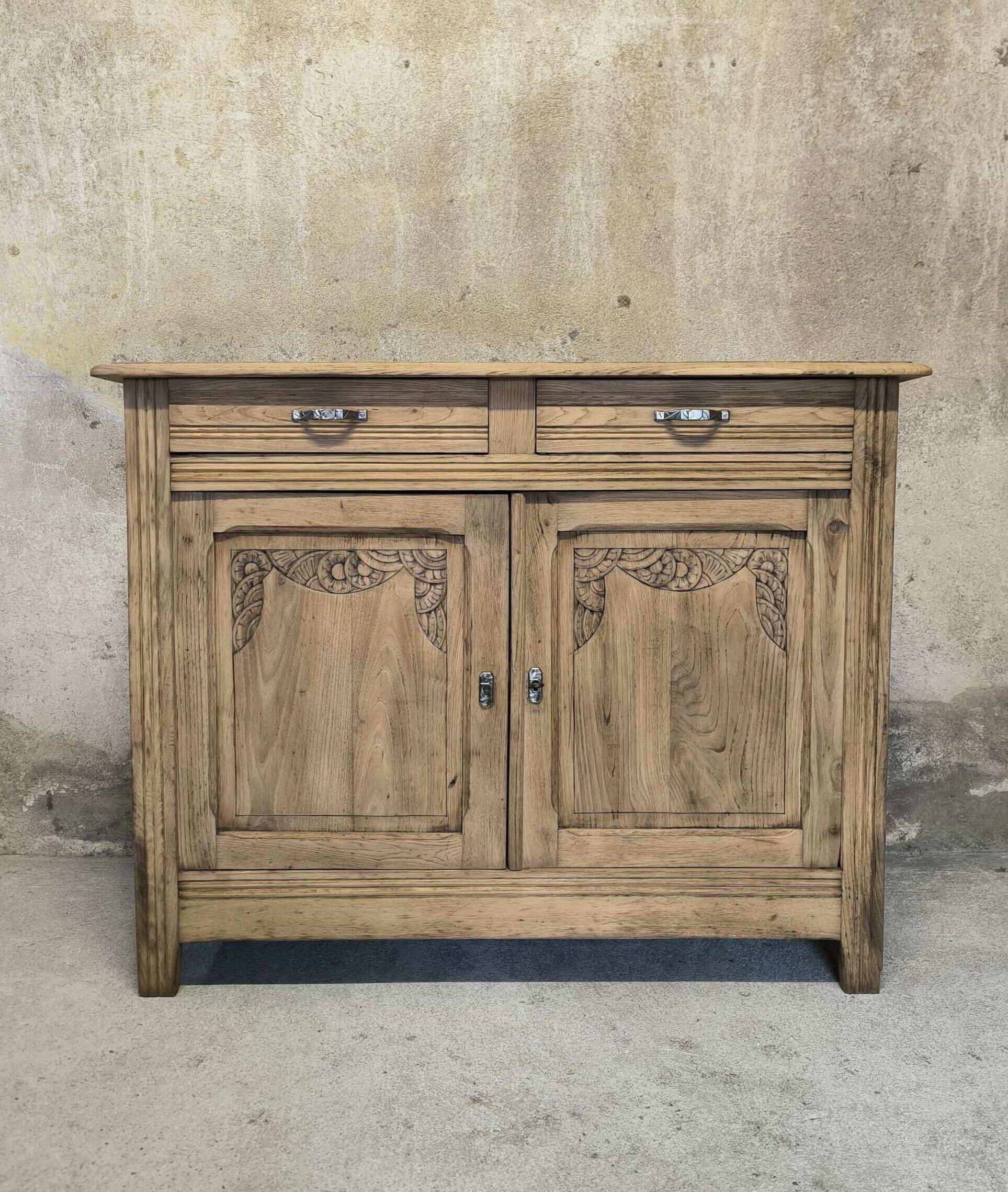 Vintage Art Deco wooden Parisian buffet.