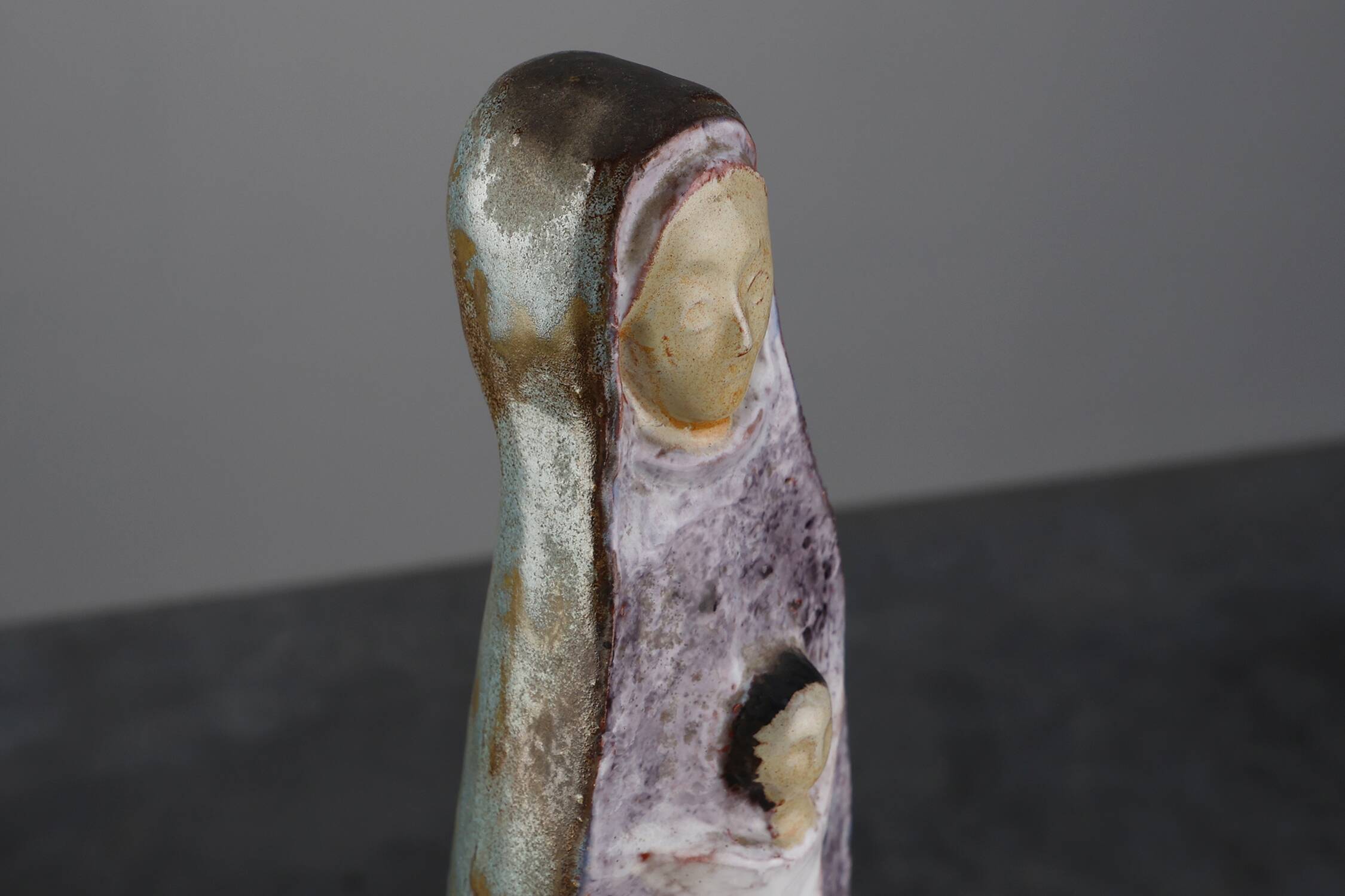 Mid‑Century Ceramic Sculpture by Perignem, Belgium, 1960